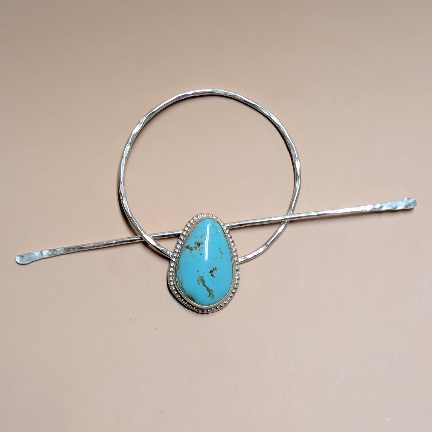 Tyrone Turquoise Hair and Scarf Pin