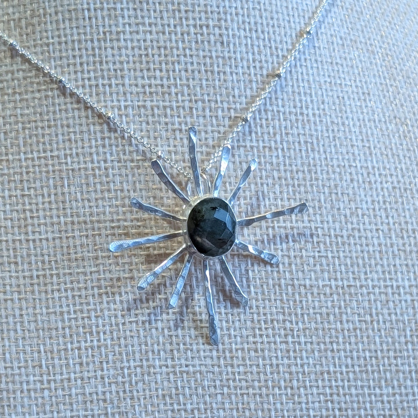 Labradorite Starburst Necklace