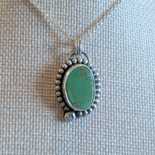 Royston Turquoise Pendant Necklace