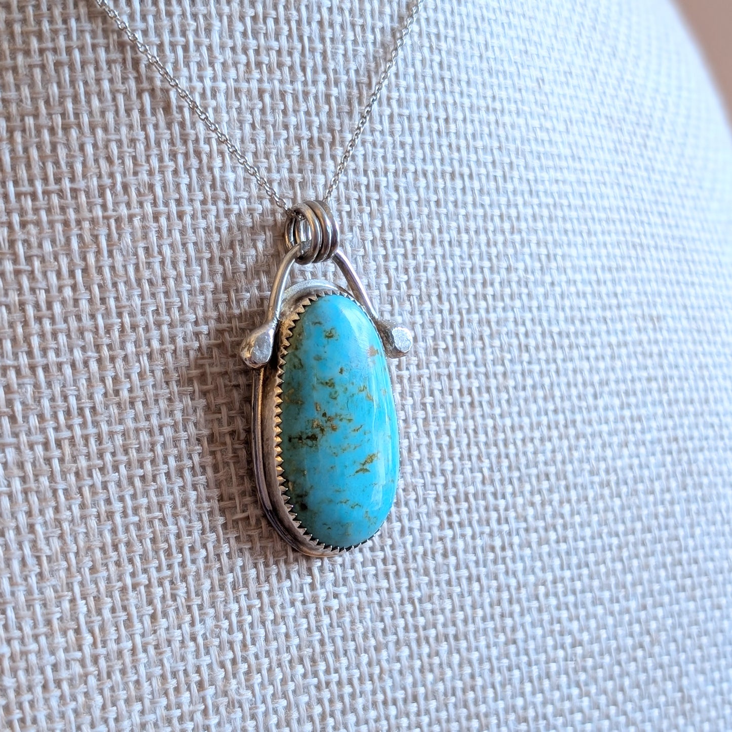 Tyrone Turquoise Pendant Necklace