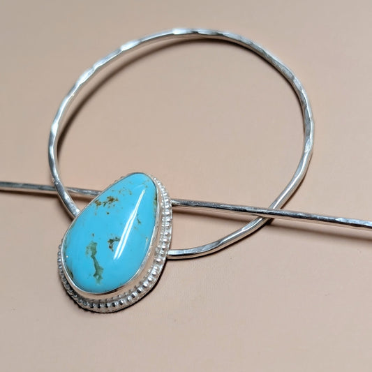 Tyrone Turquoise Hair and Scarf Pin