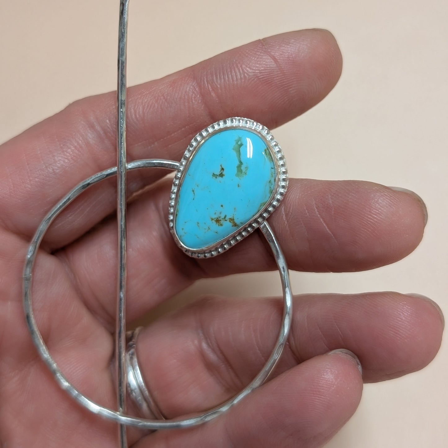 Tyrone Turquoise Hair and Scarf Pin