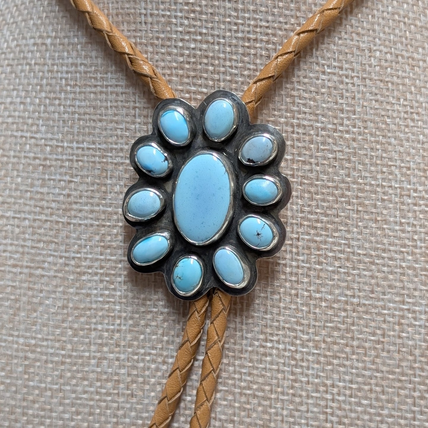 Golden Hills Turquoise Bolo Tie